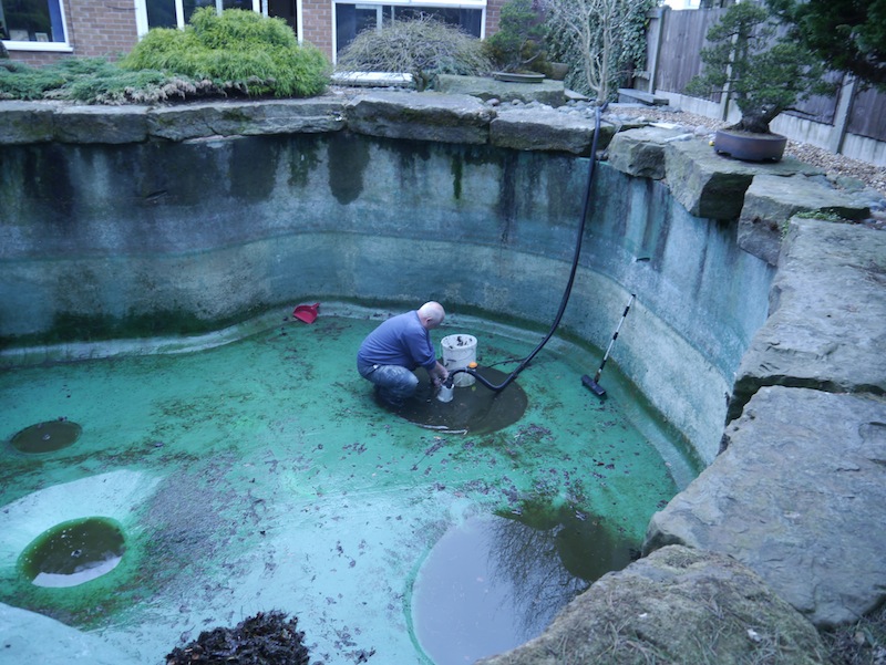 Ian drained Pond