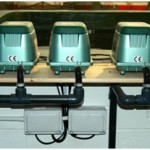 Five ‘HiBlow 80’ units providing 400 litres per minute