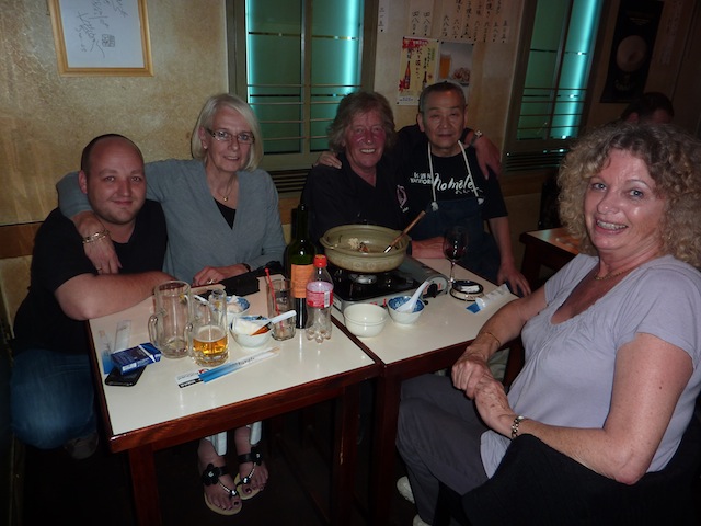 The group at Nomole in Japan