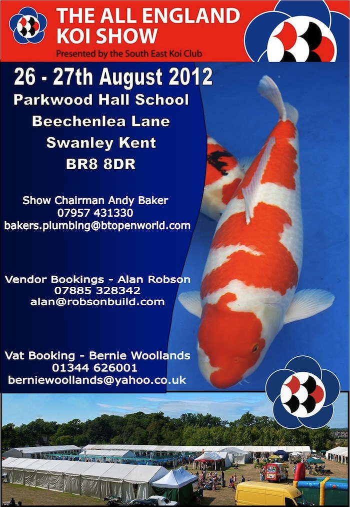 2012 South East Koi Show Poster